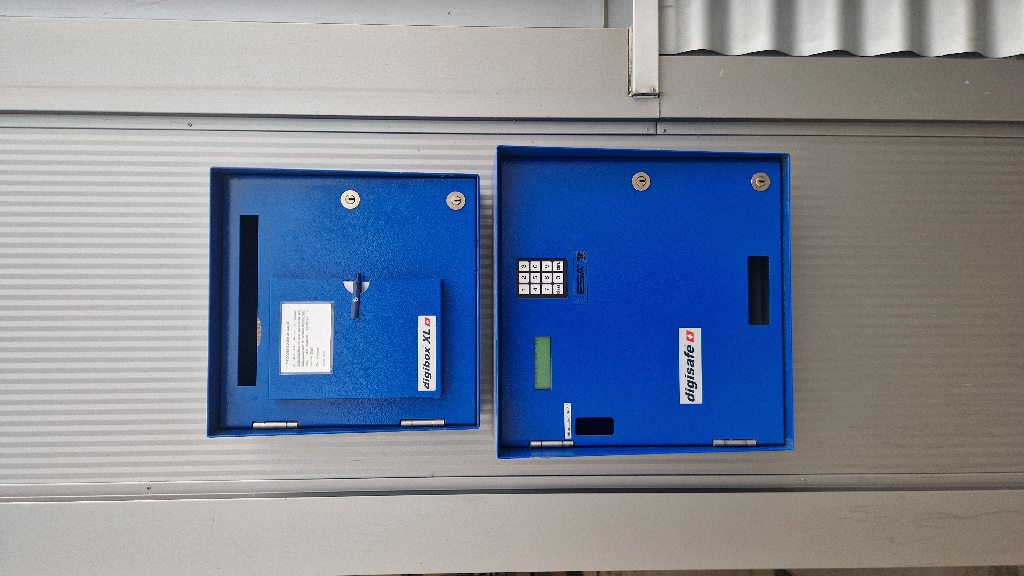 Digibox et Digisafe Garage Rossy