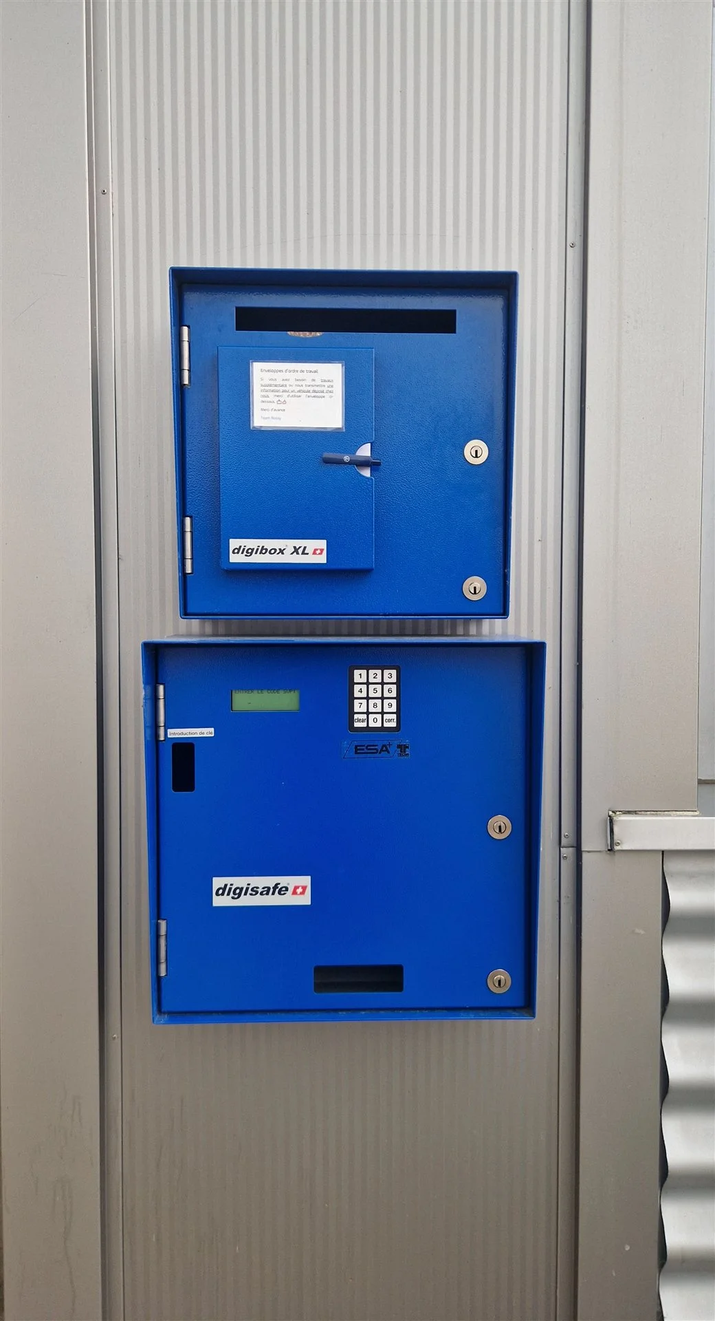 Digibox et Digisafe Garage Rossy