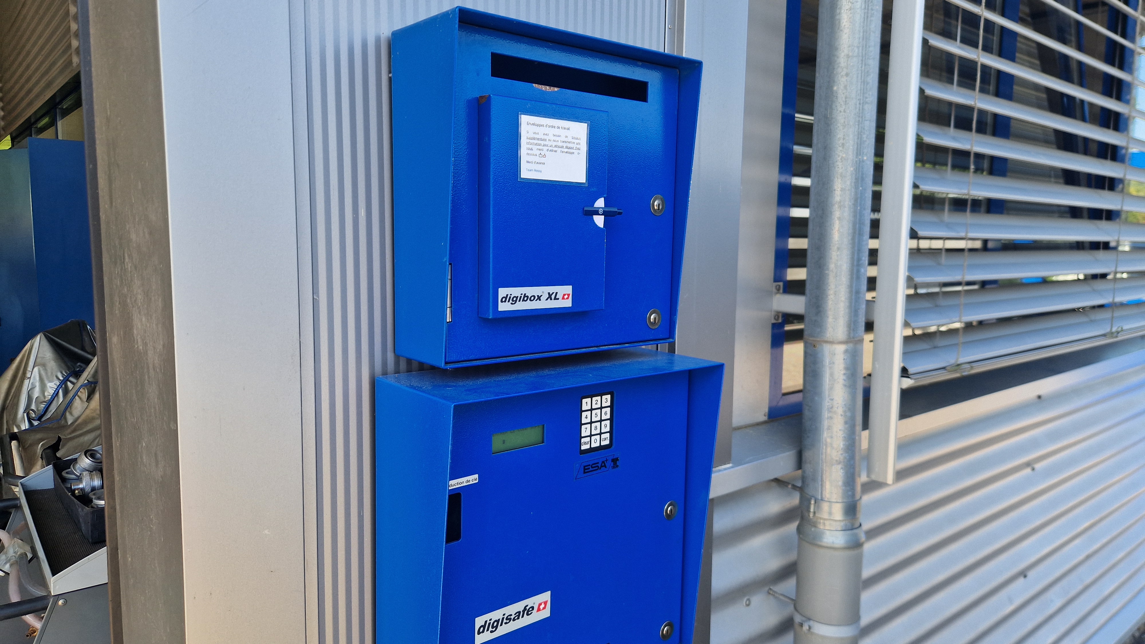 Digibox et Digisafe Garage Rossy